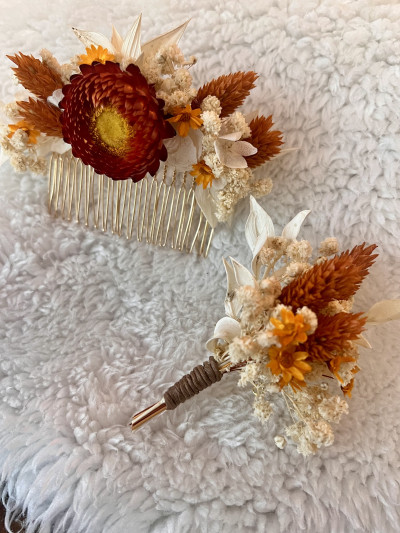 Boutonnière Terracotta Dreams